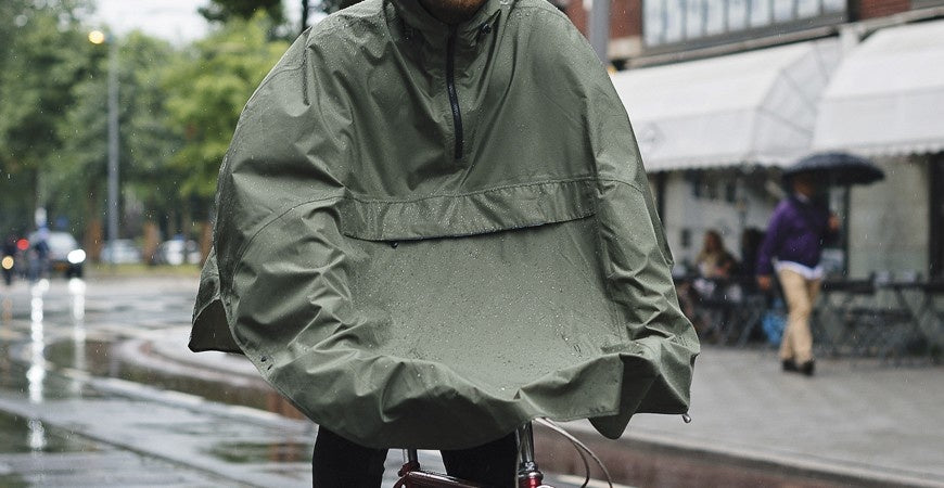 Wat is een fiets regenponcho?