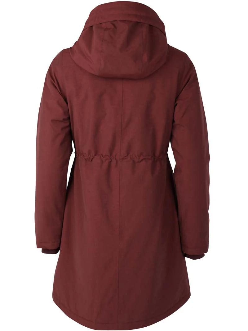 Danefae Winter Regenjas Dames Danenora Deep Bordeaux