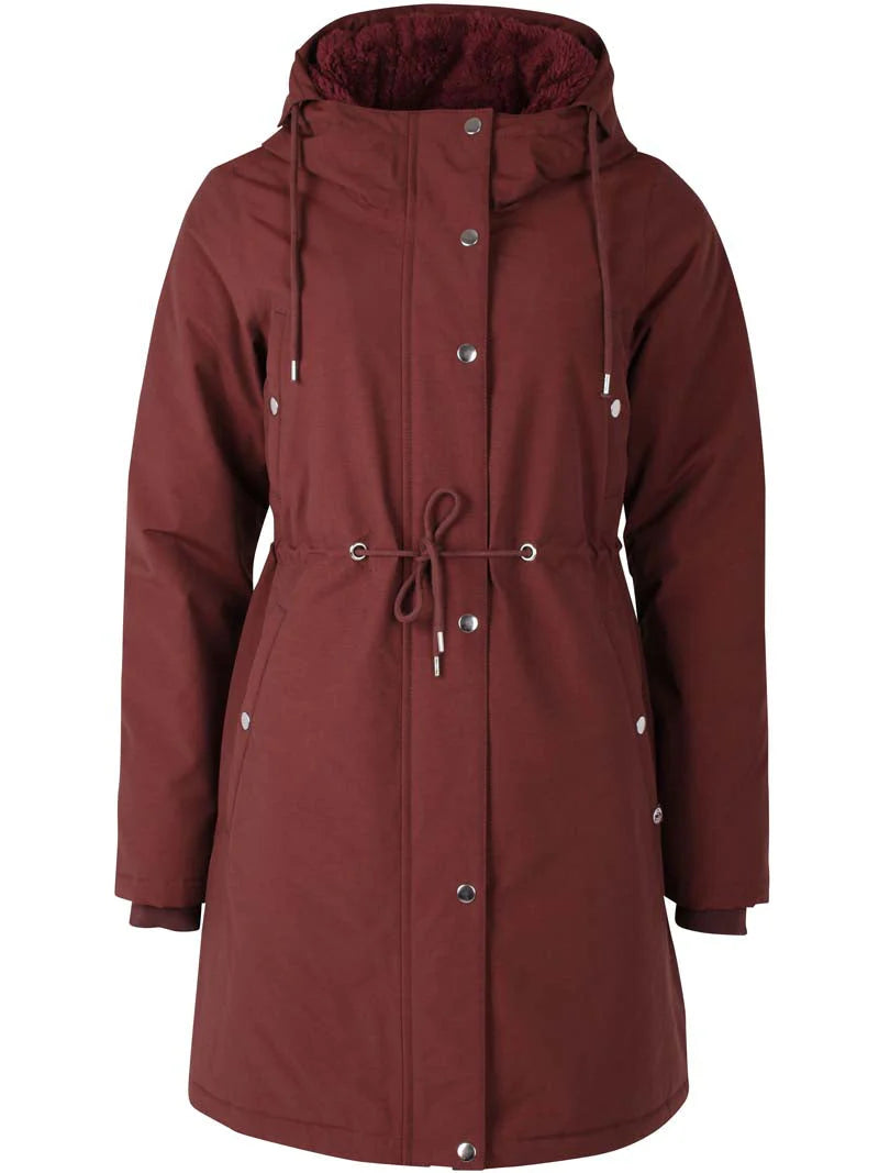 Danefae Winter Regenjas Dames Danenora Deep Bordeaux