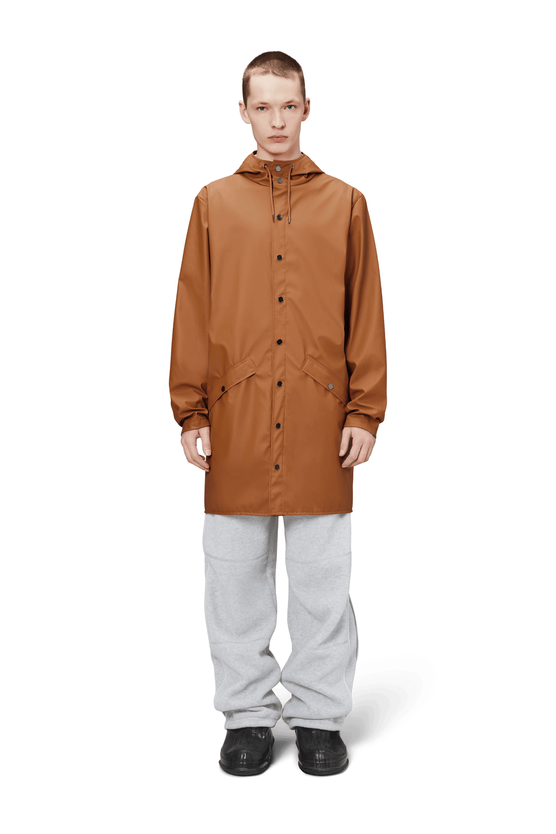 RAINS Long Jacket Rust