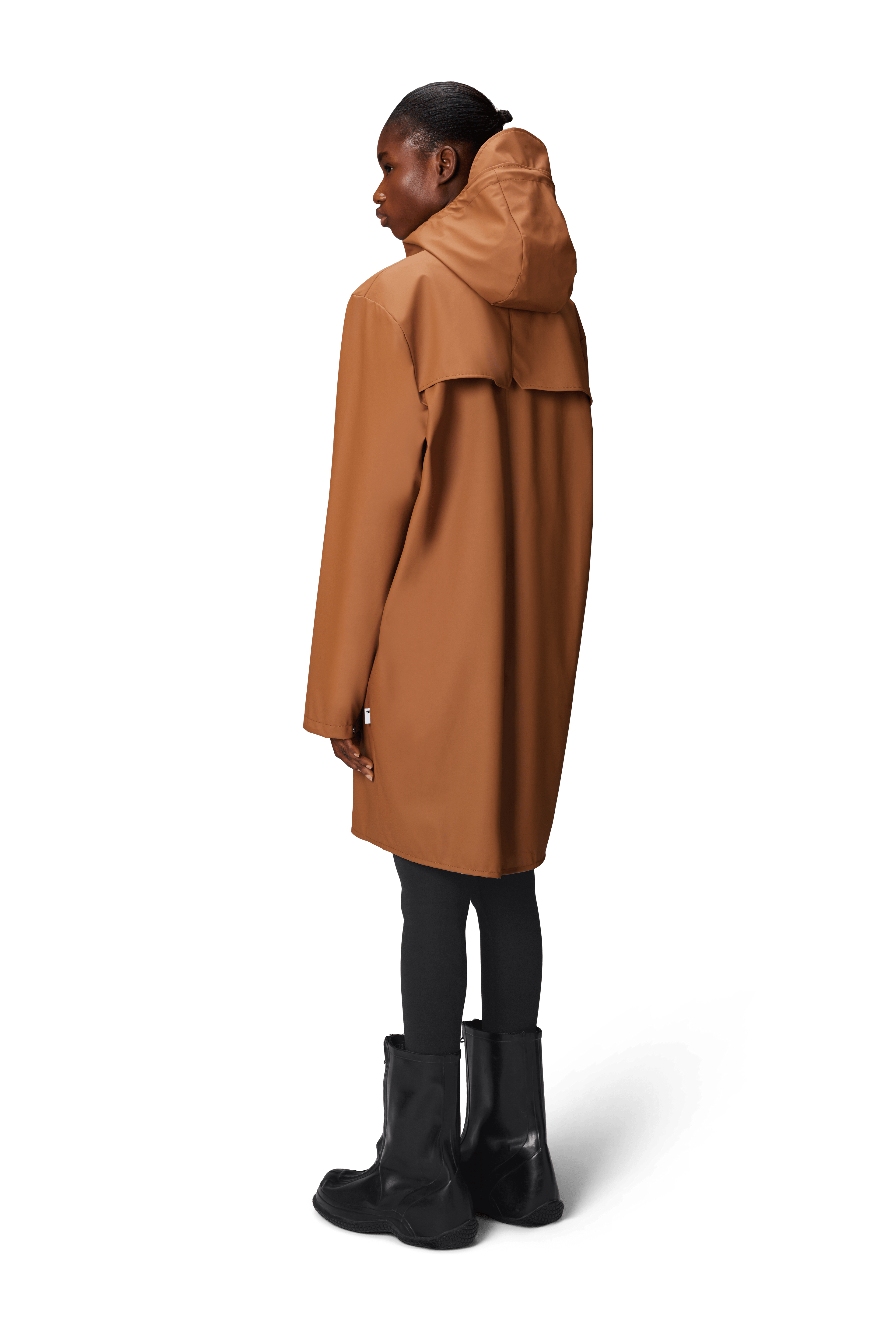 RAINS Long Jacket Rust