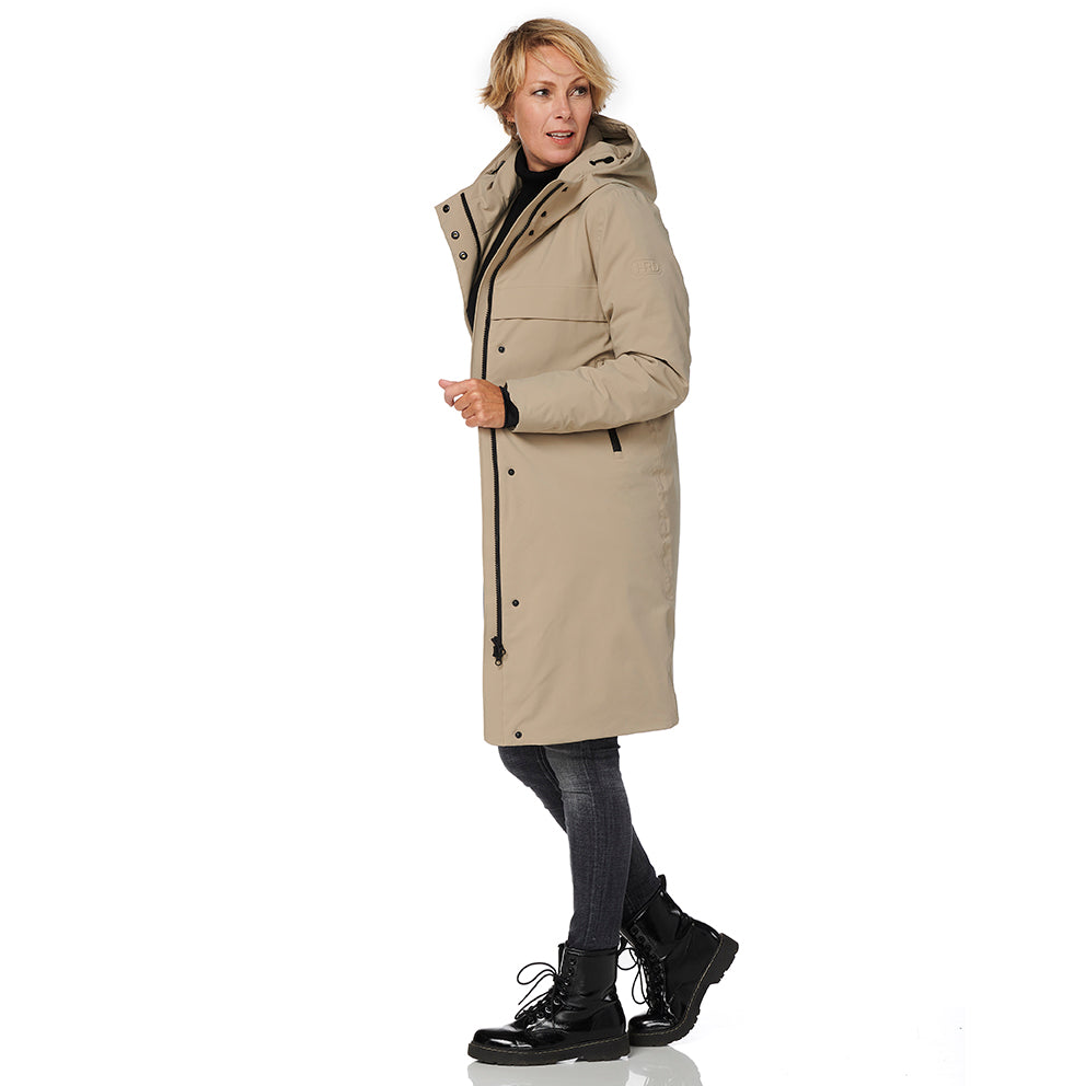 Happy Rainy Days Boston Winterjacke Damen Beige