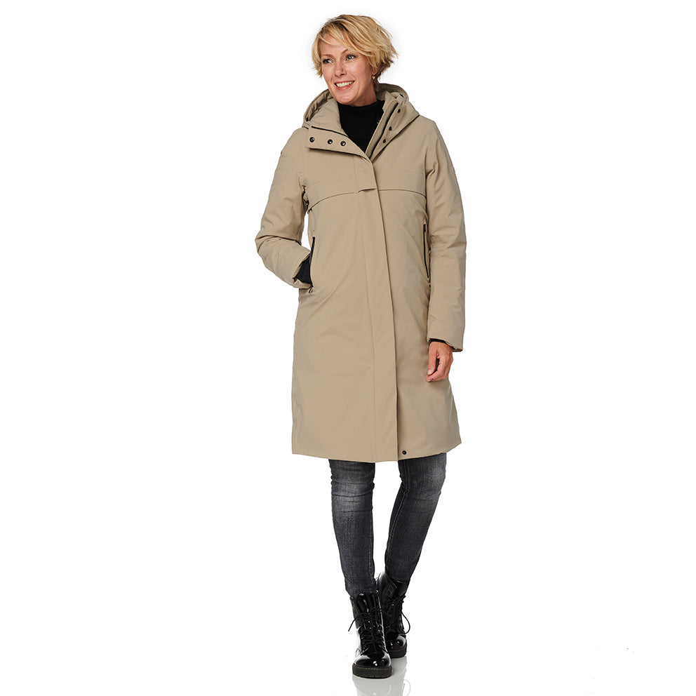 Happy Rainy Days Boston Winterjacke Damen Beige