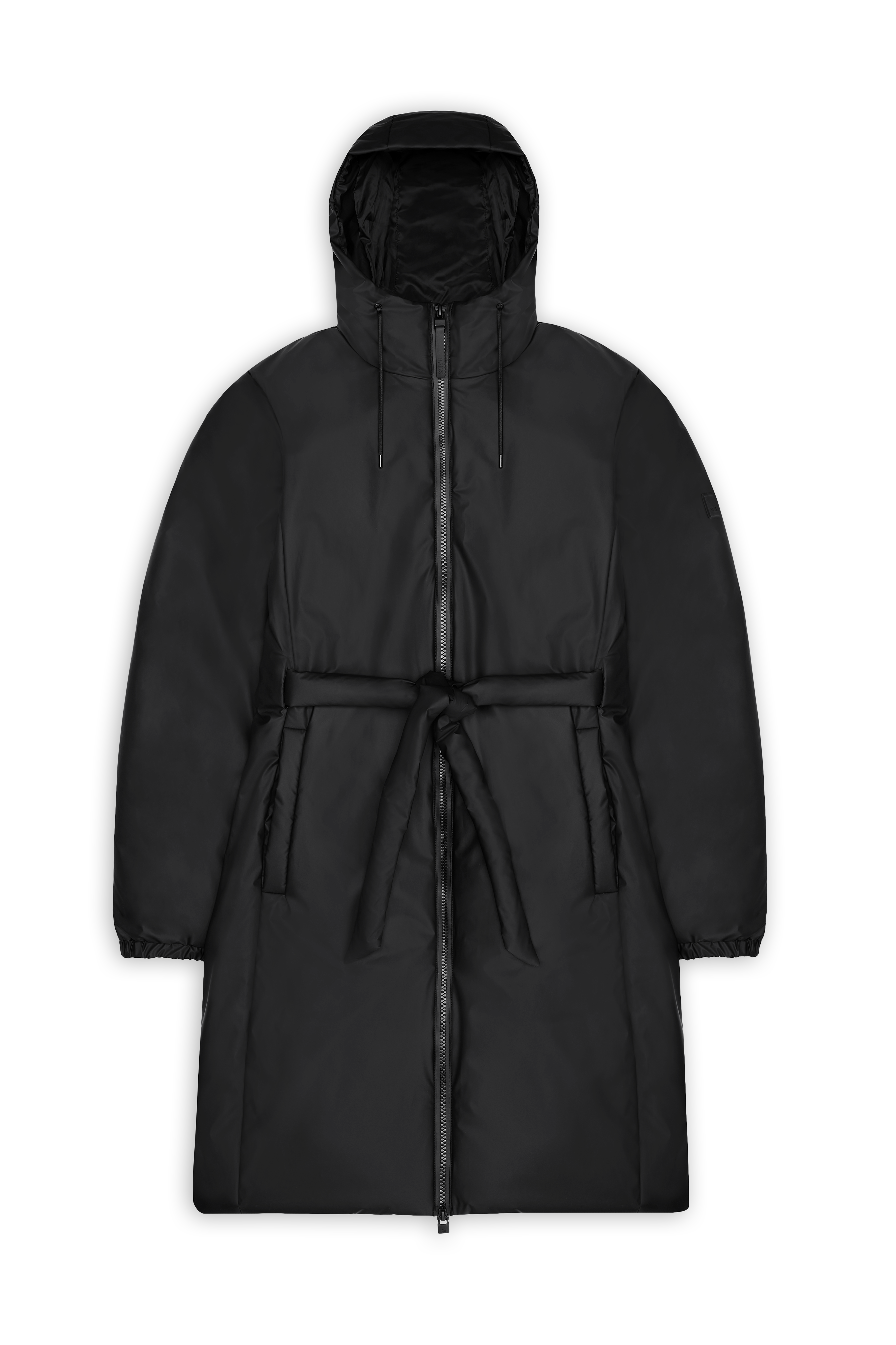 RAINS Lohja insulated Curve Jacket W3T2 Black najaar/winter