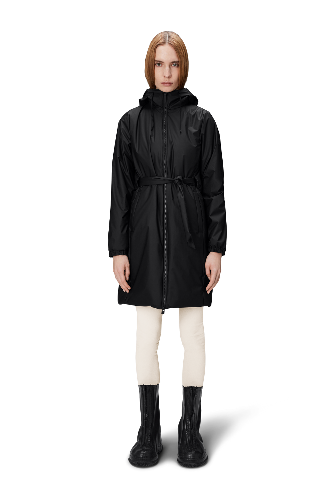 RAINS Curve W Jacke Schwarz