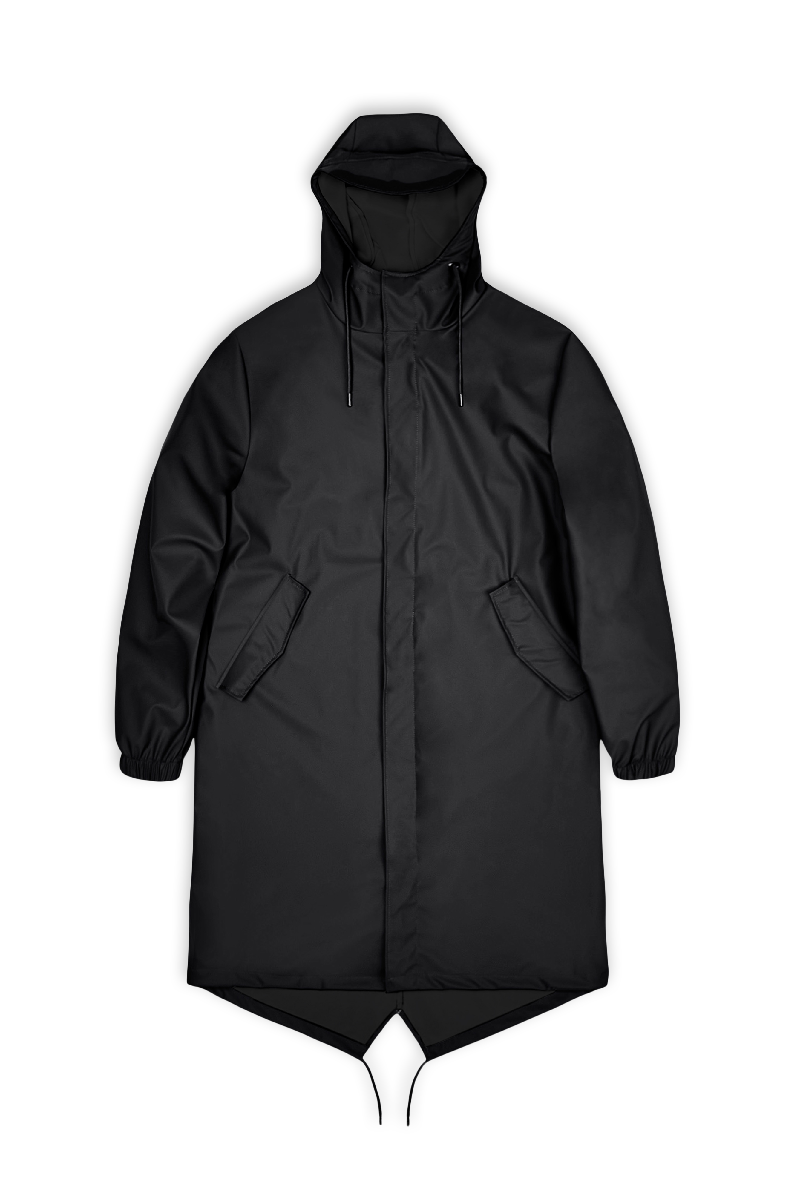 Rains Fishtail Parka Black