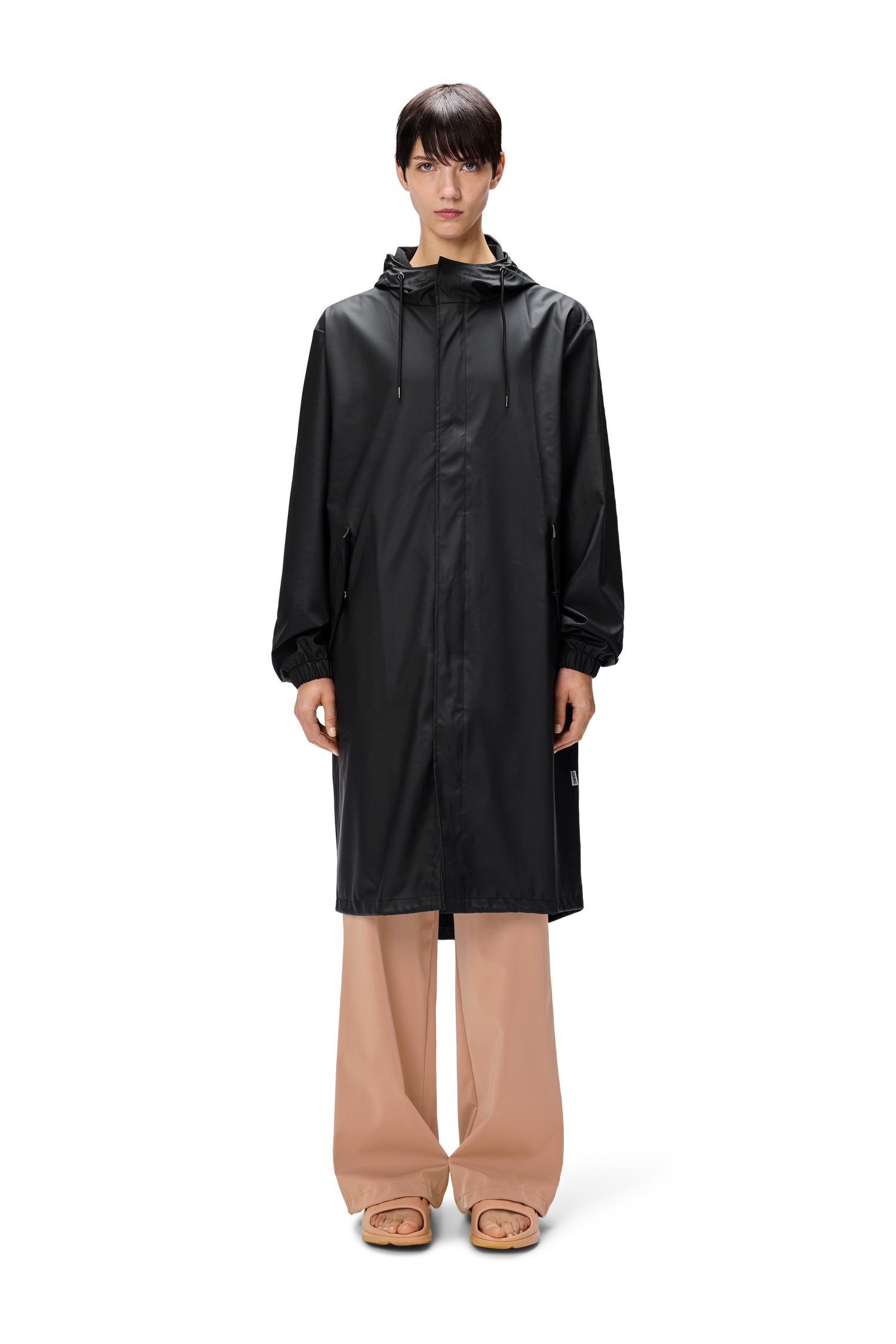 Rains Fishtail Parka Black