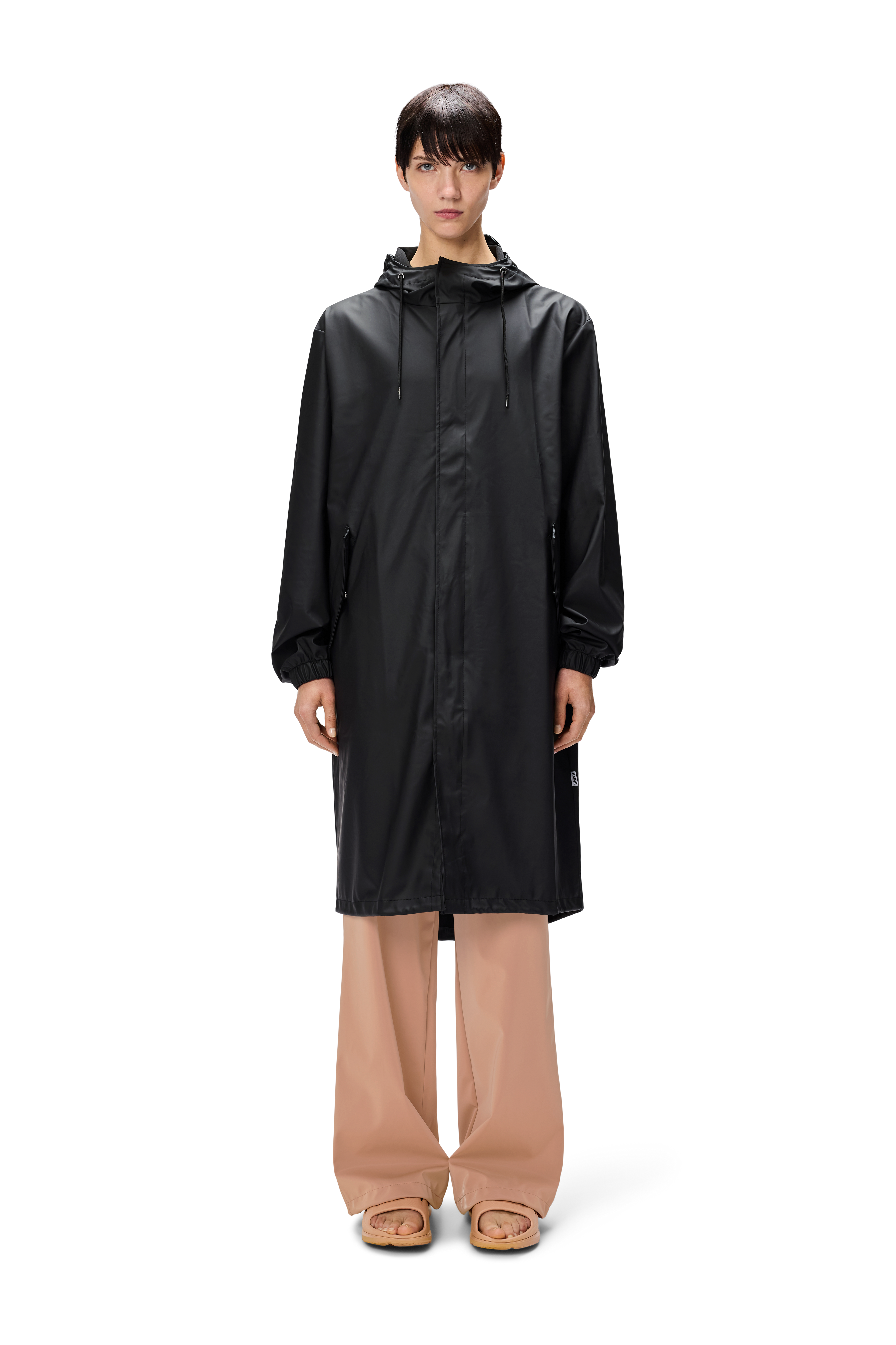 Rains Fishtail Parka Black