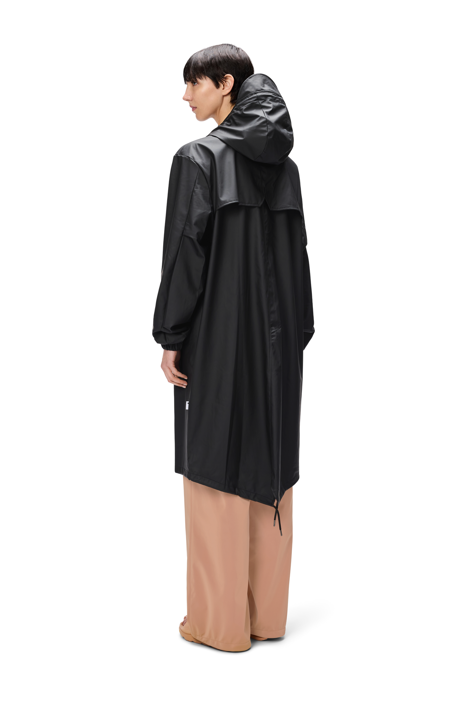 Rains Fishtail Parka Black