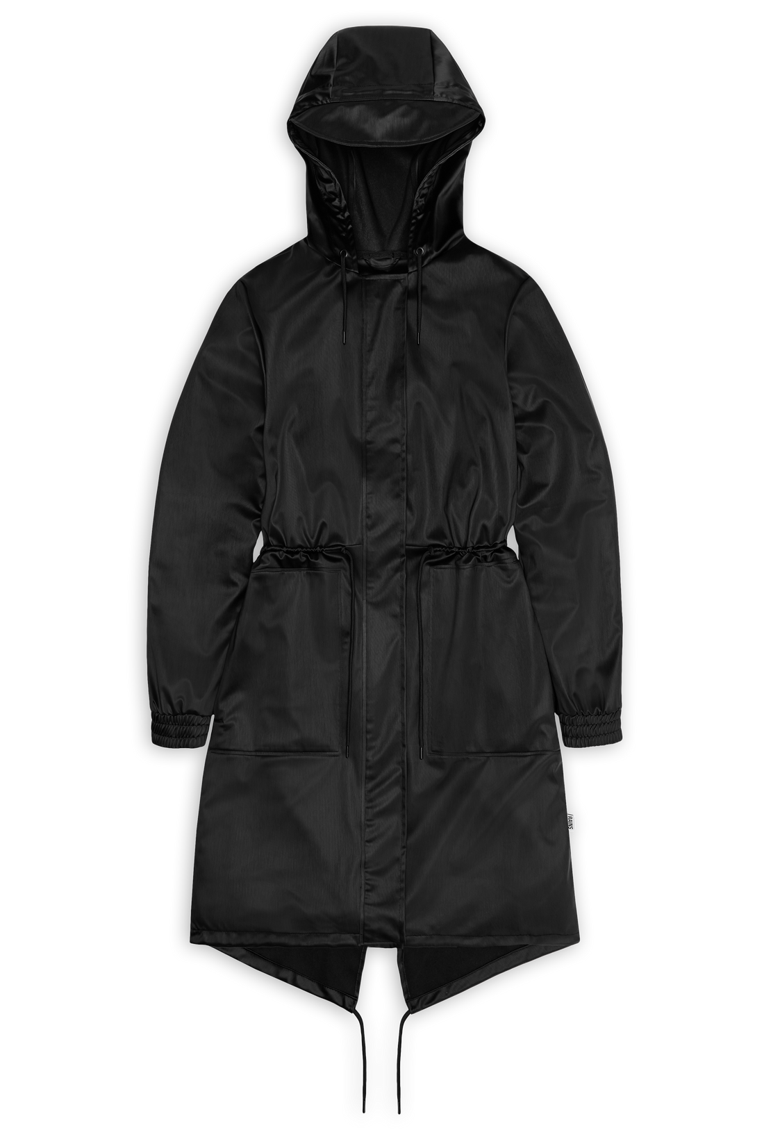 RAINS String W Parka W3 Schwarze Narbung