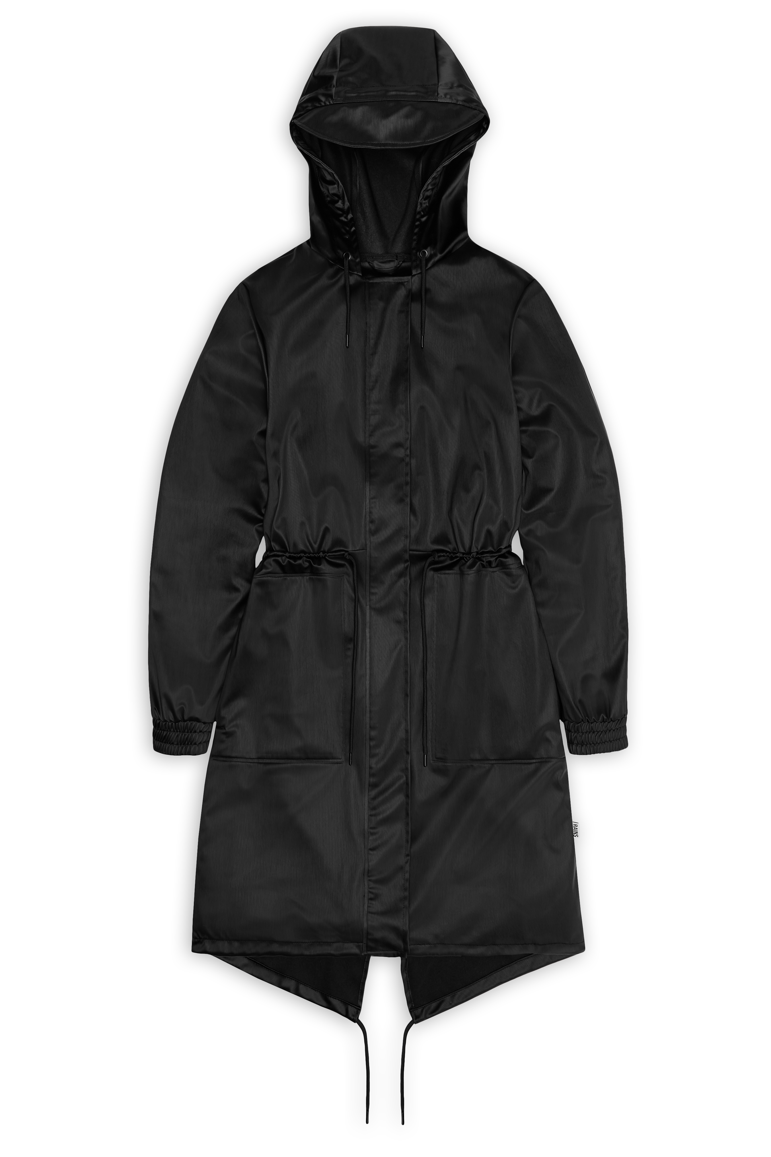 RAINS String W Parka W3 Black Grain