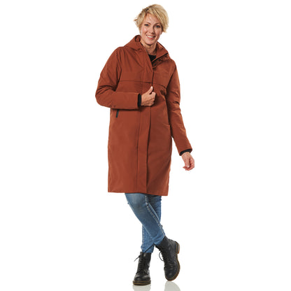 Happy Rainy Days Winterjacke Damen Boston Kangaroo Rust