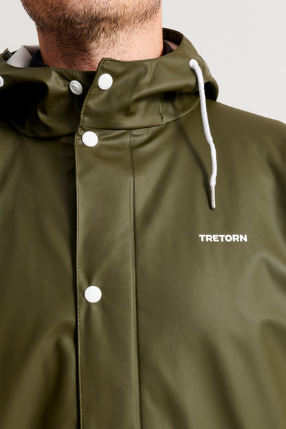 Tretorn Wings CLASSIC waterproof jacket - Dark Forest