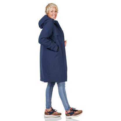 Happy Rainy Days Boston Winterjacke Damen Kleid Blau