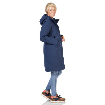 Happy Rainy Days Boston Winterjacke Damen Kleid Blau