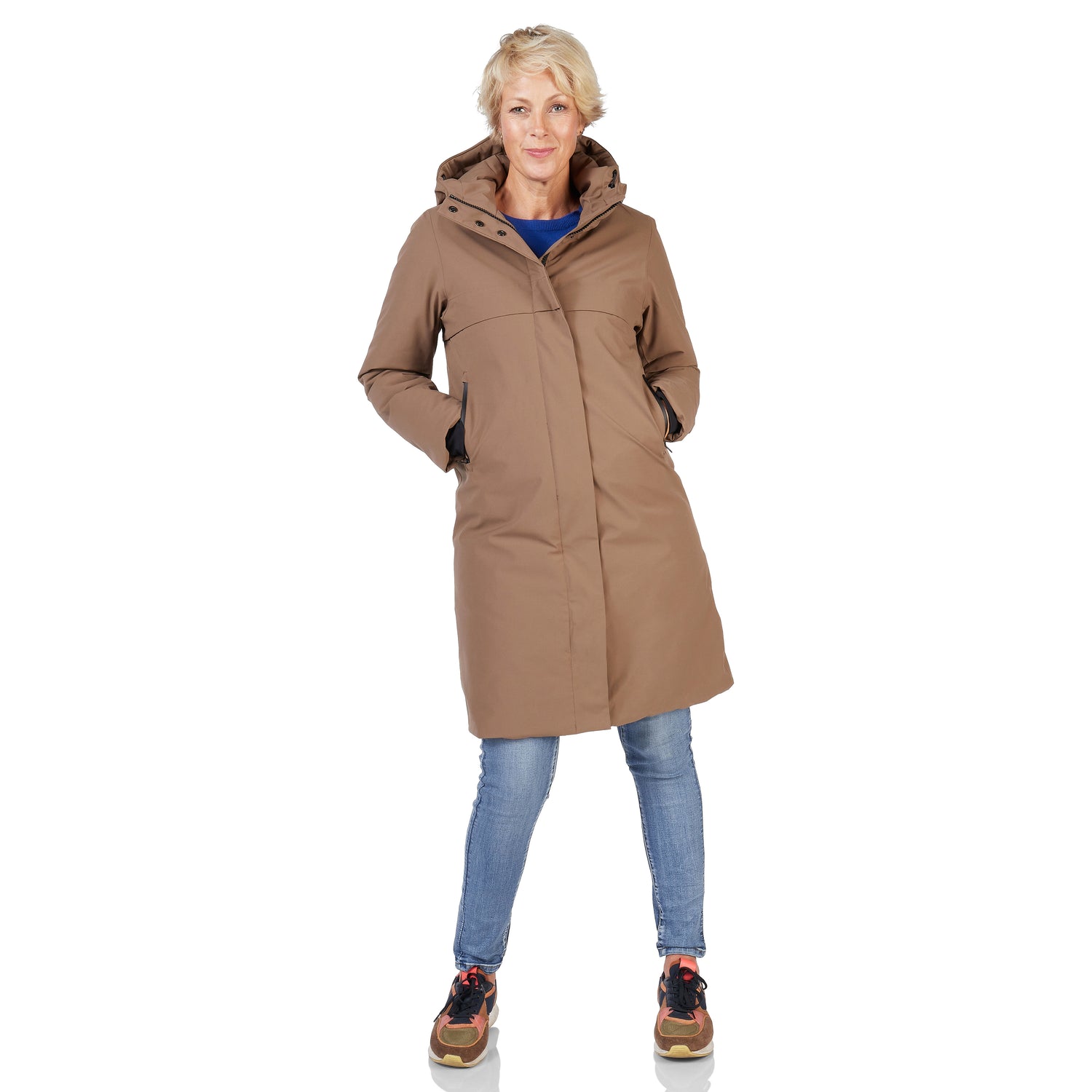 Happy Rainy Days Boston Winterjacke Damen Taupe