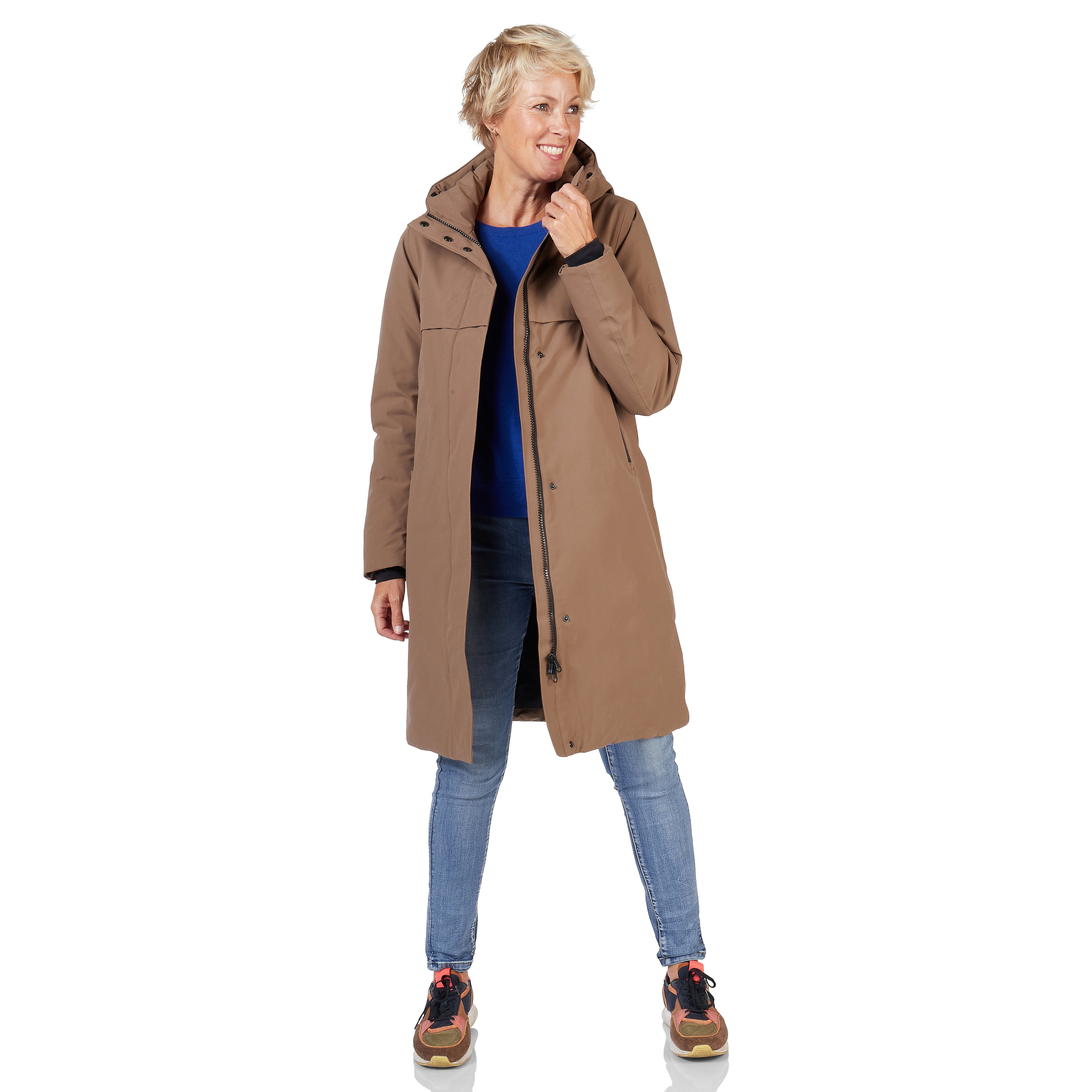 Happy Rainy Days Boston Winterjacke Damen Taupe