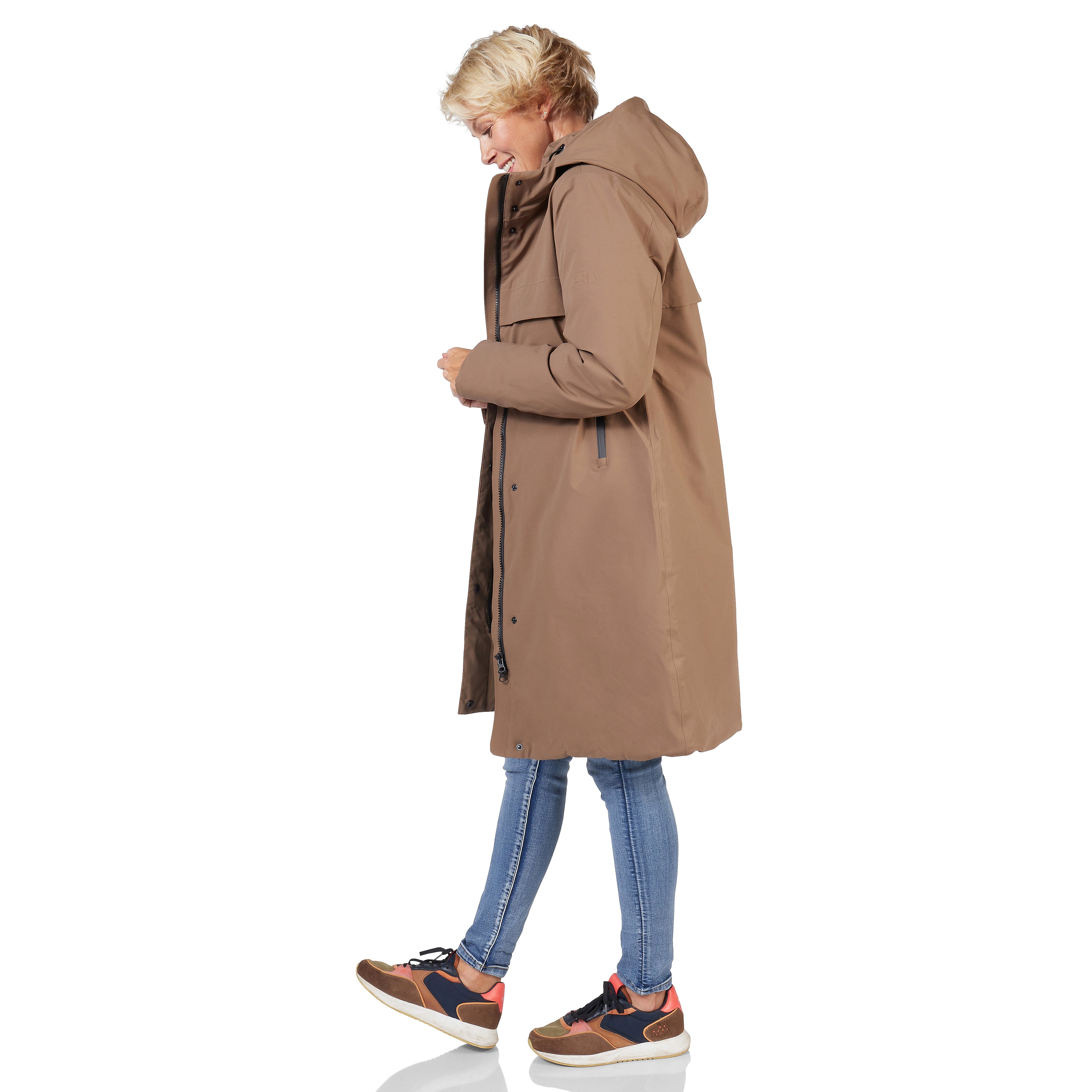 Happy Rainy Days Boston Winterjacke Damen Taupe