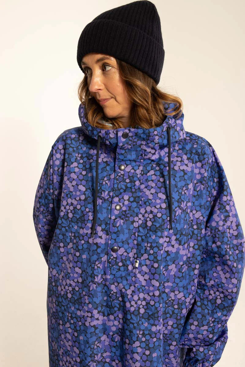 Danedream Drops Poncho  Dark Navy Berrygood