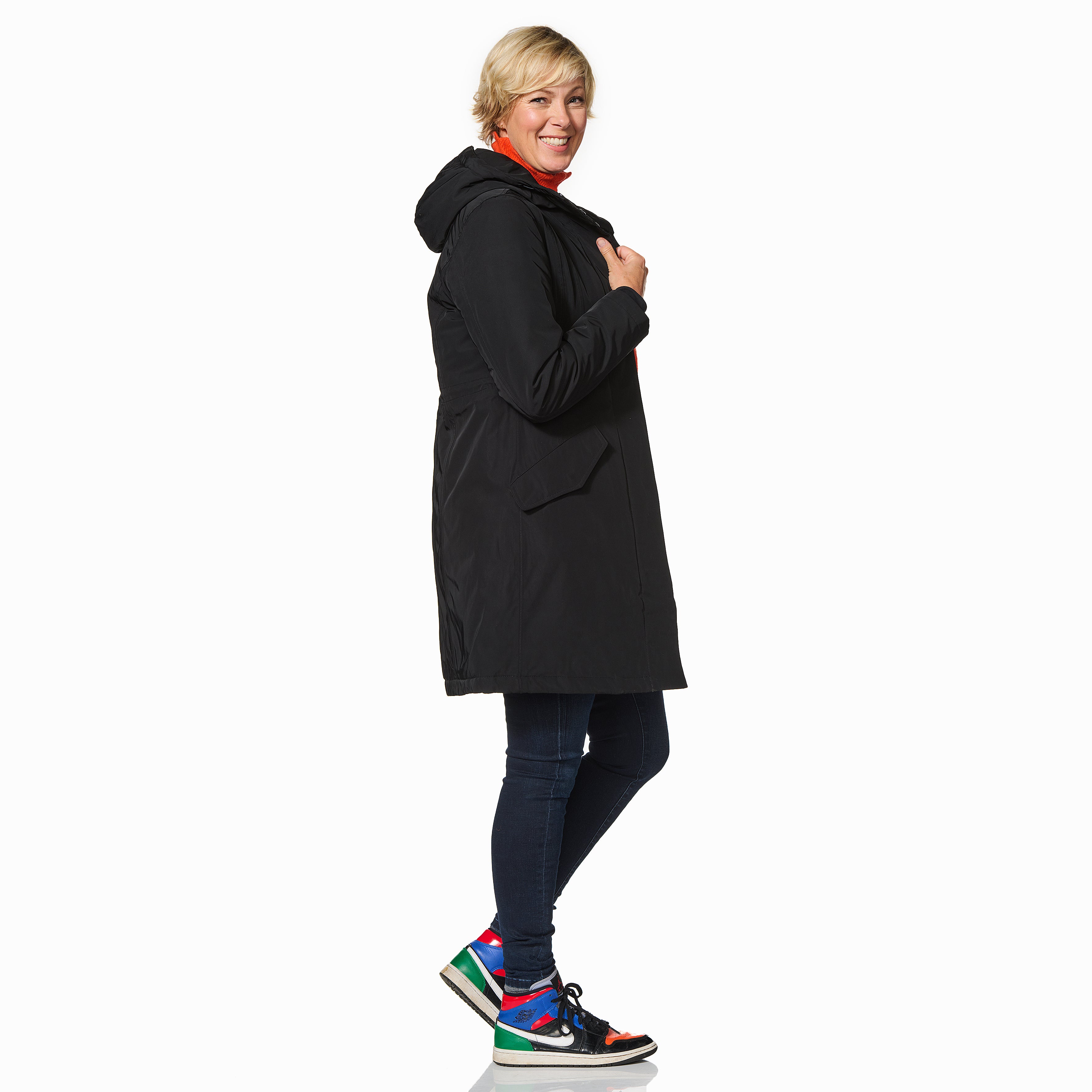 Happy Rainy Days Winterjacke Damen Orlando Schwarz 