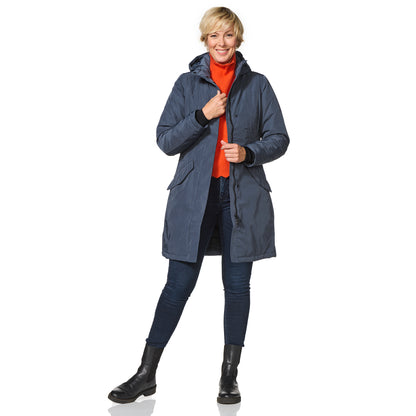 Happy Rainy Days Winterjacke Damen Orlando Steel Blue 