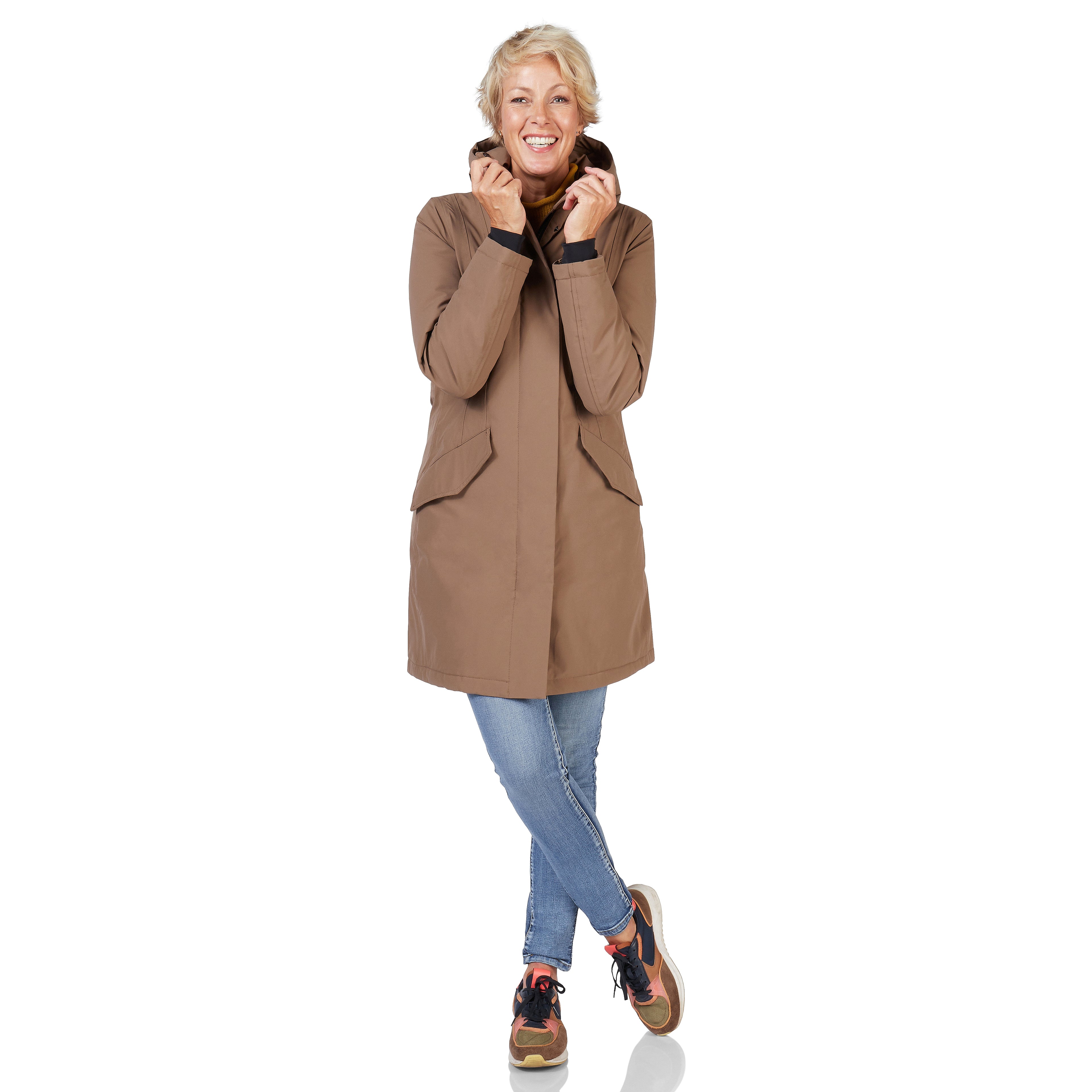 Happy Rainy Days Winterjacke Damen Orlando Taupe 