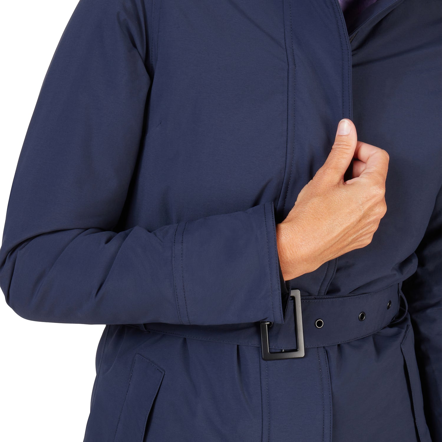 Happy Rainy Days Toronto Winter Jacket Navy