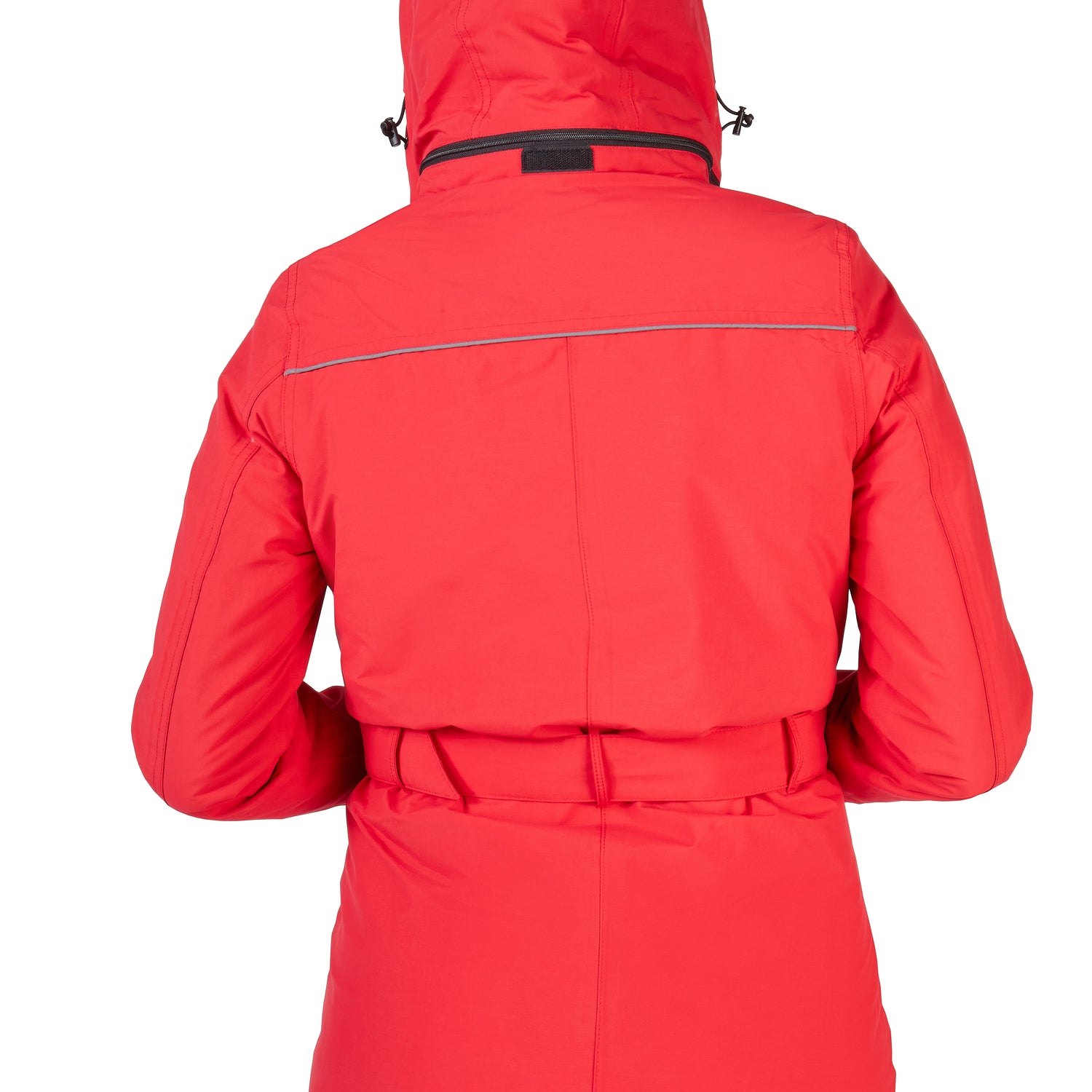 Happy Rainy Days Toronto Winter Jacket Red