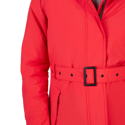 Happy Rainy Days Toronto Winter Jacket Red