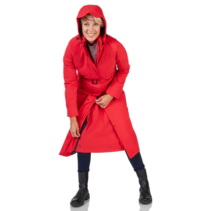 Happy Rainy Days Toronto Winter Jacket Red