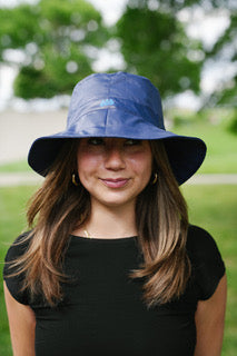 Rainraps Raincap Shiny Navy and Navy