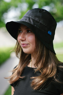 Rainraps Raincap Shiny Black and Black