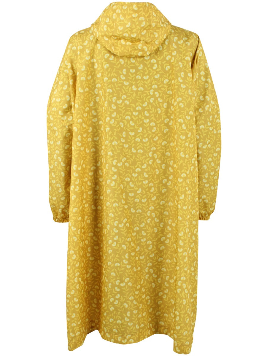 Danedream Drops Poncho Dark Yellow Fleuri