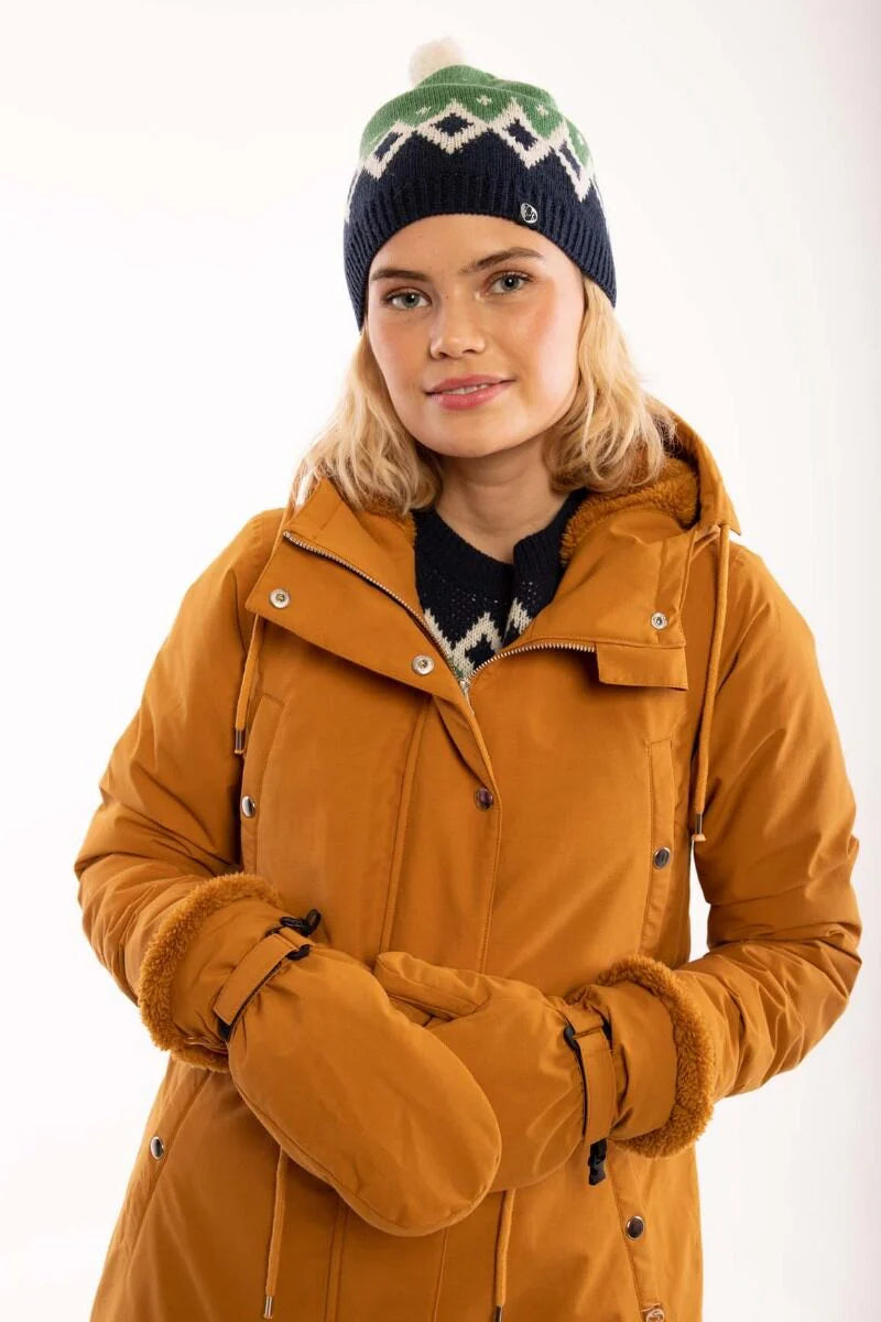 Danefae Winter Regenjas Dames Danenora Mustard