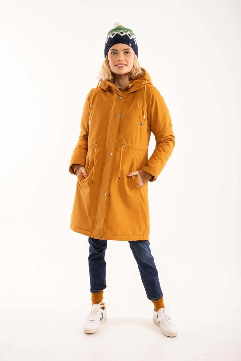 Danefae Winter Regenjas Dames Danenora Mustard