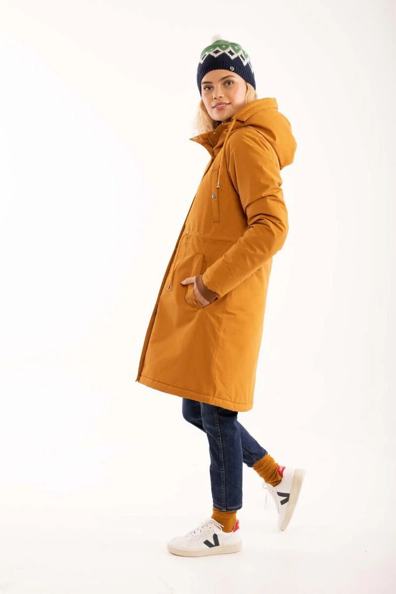 Danefae Winter Regenjas Dames Danenora Mustard