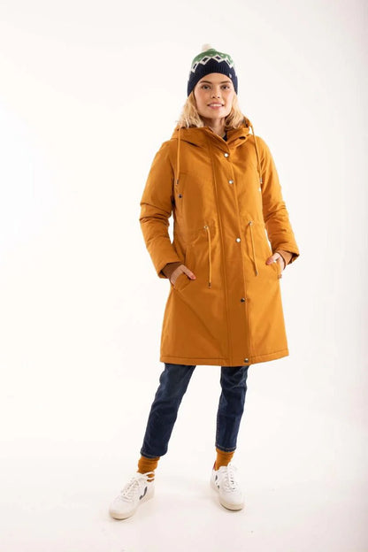 Danefae Winter Regenjas Dames Danenora Mustard