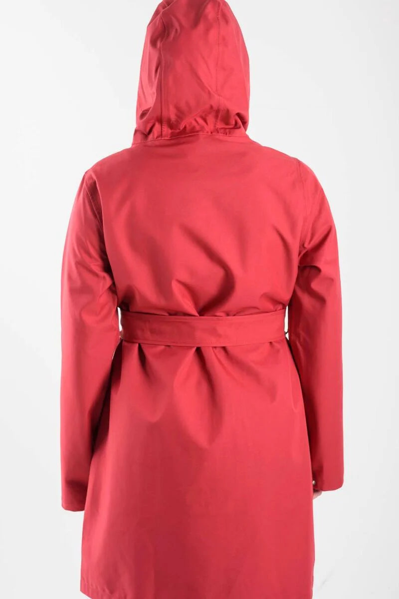 Danefae Regenmantel Damen Danerainlover Rot