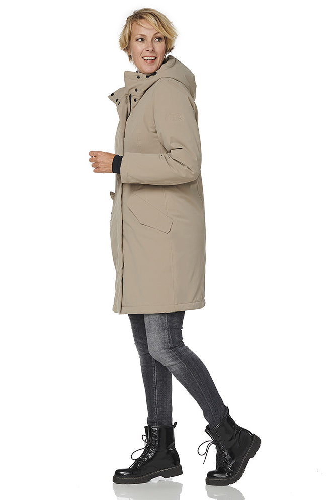 Happy Rainy Days Winterjas Dames Orlando Beige