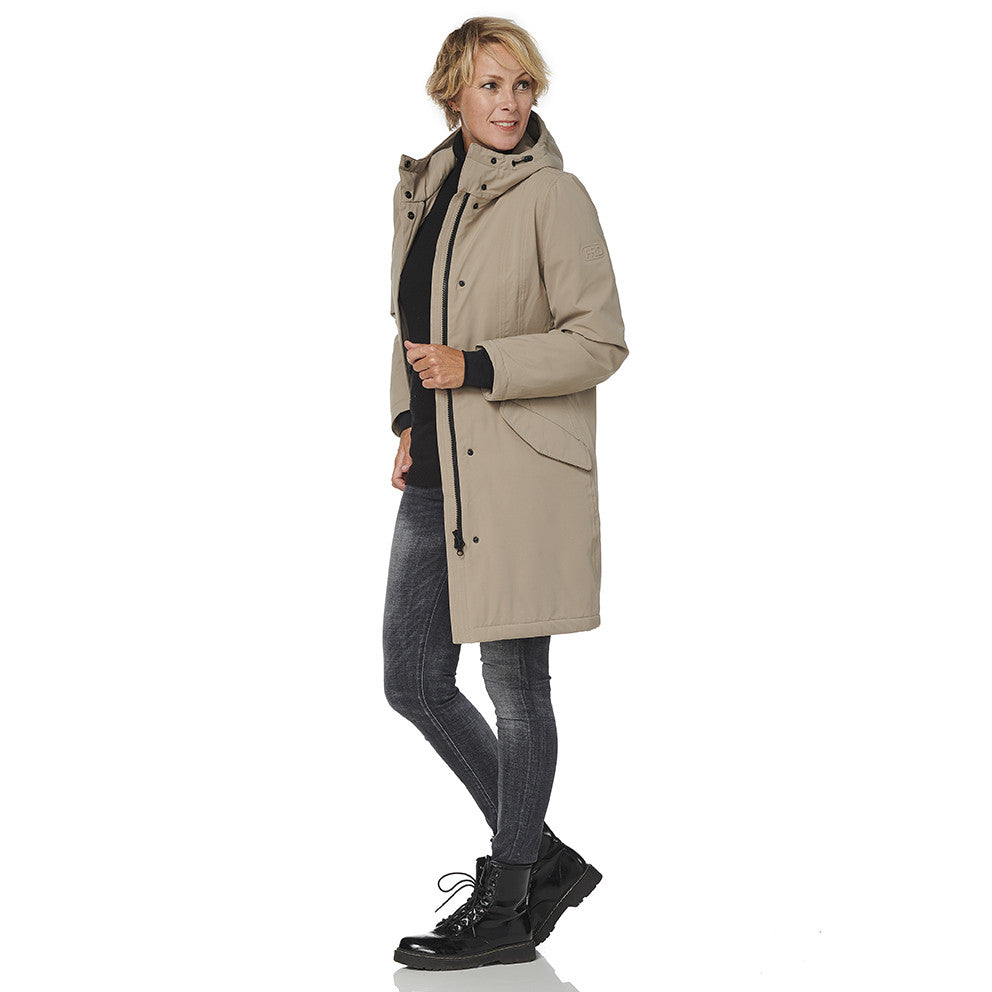 Happy Rainy Days Winterjacke Damen Orlando Beige 