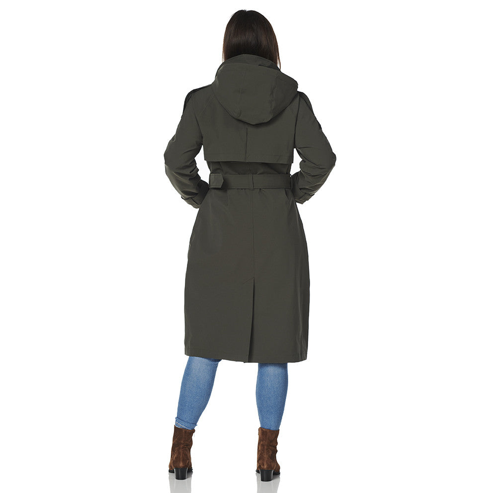 Happy Rainy Days Trenchcoat Damen Brooklyn Beige