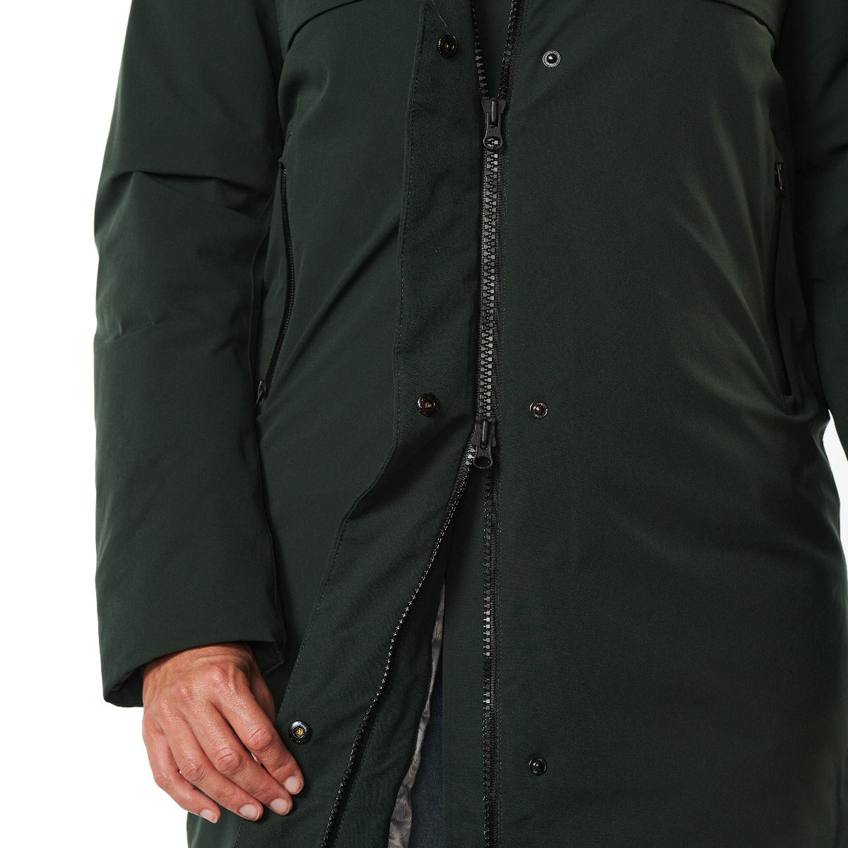 Happy Rainy Days Winterjas Dames Boston Dark Green