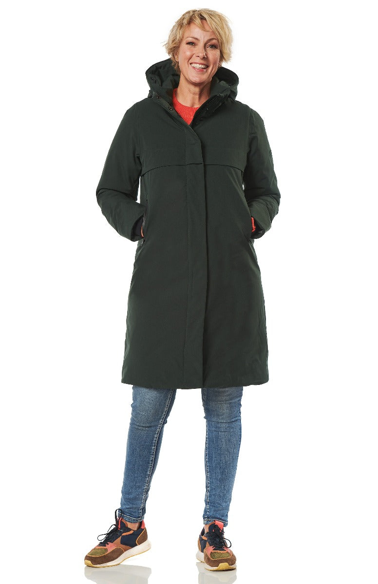 Happy Rainy Days Winterjas Dames Boston Dark Green