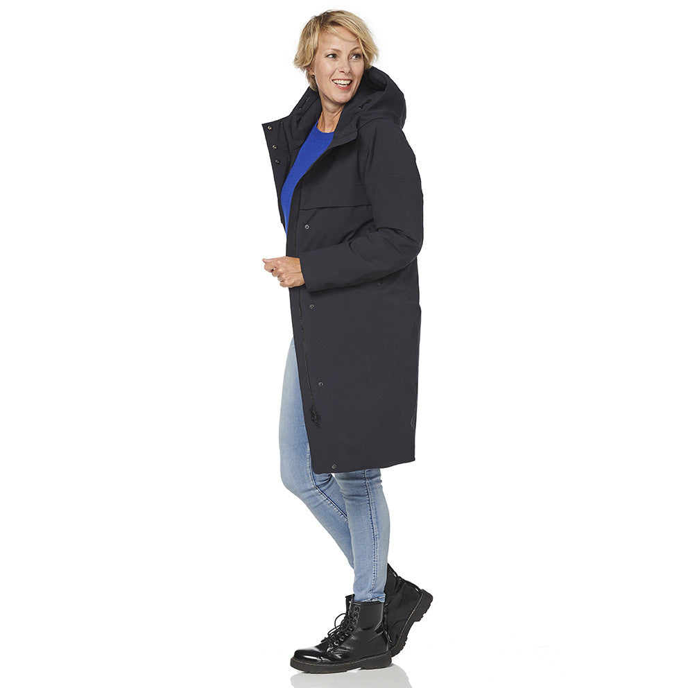 Happy Rainy Days Winterjacke Damen Boston Blue Graphite