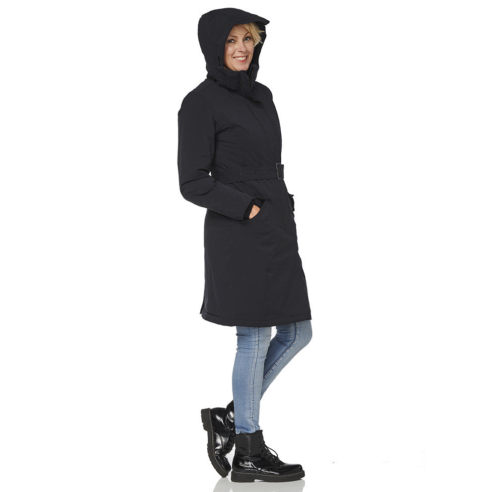 Happy Rainy Days Winterparka Damen Calgary Blue Graphite 