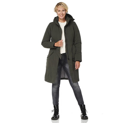 Happy Rainy Days Winterparka Damen Calgary Olive 