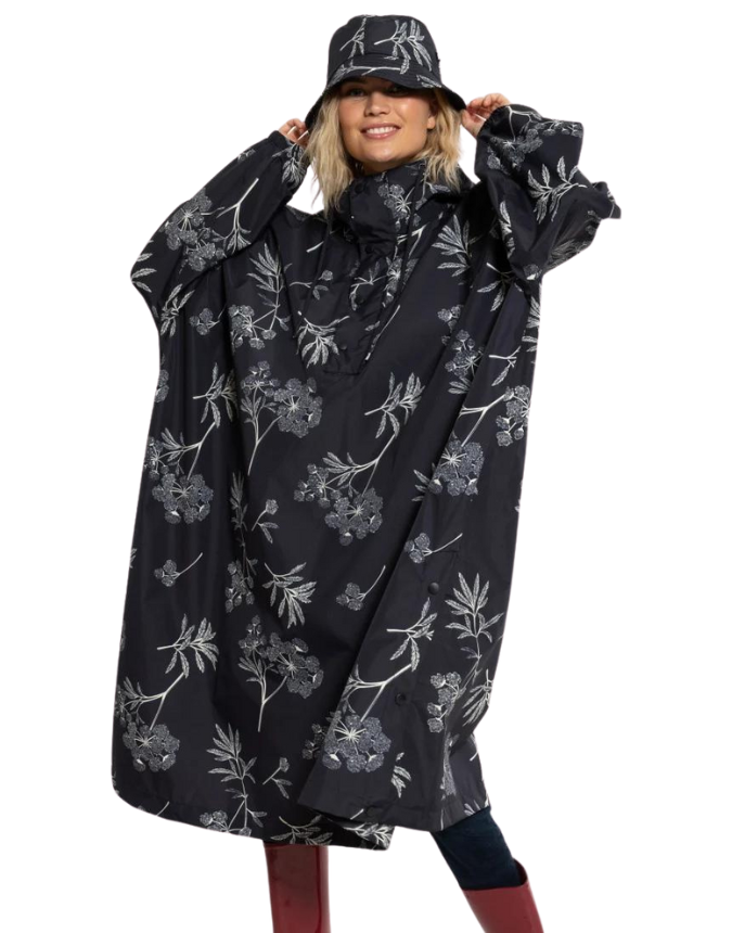 Danedream Drops Poncho  Black Hemlock