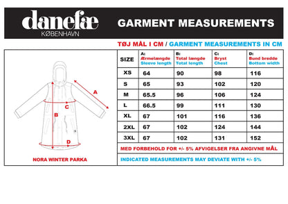 Danefae Winter Regenjas Dames Danenora Mustard