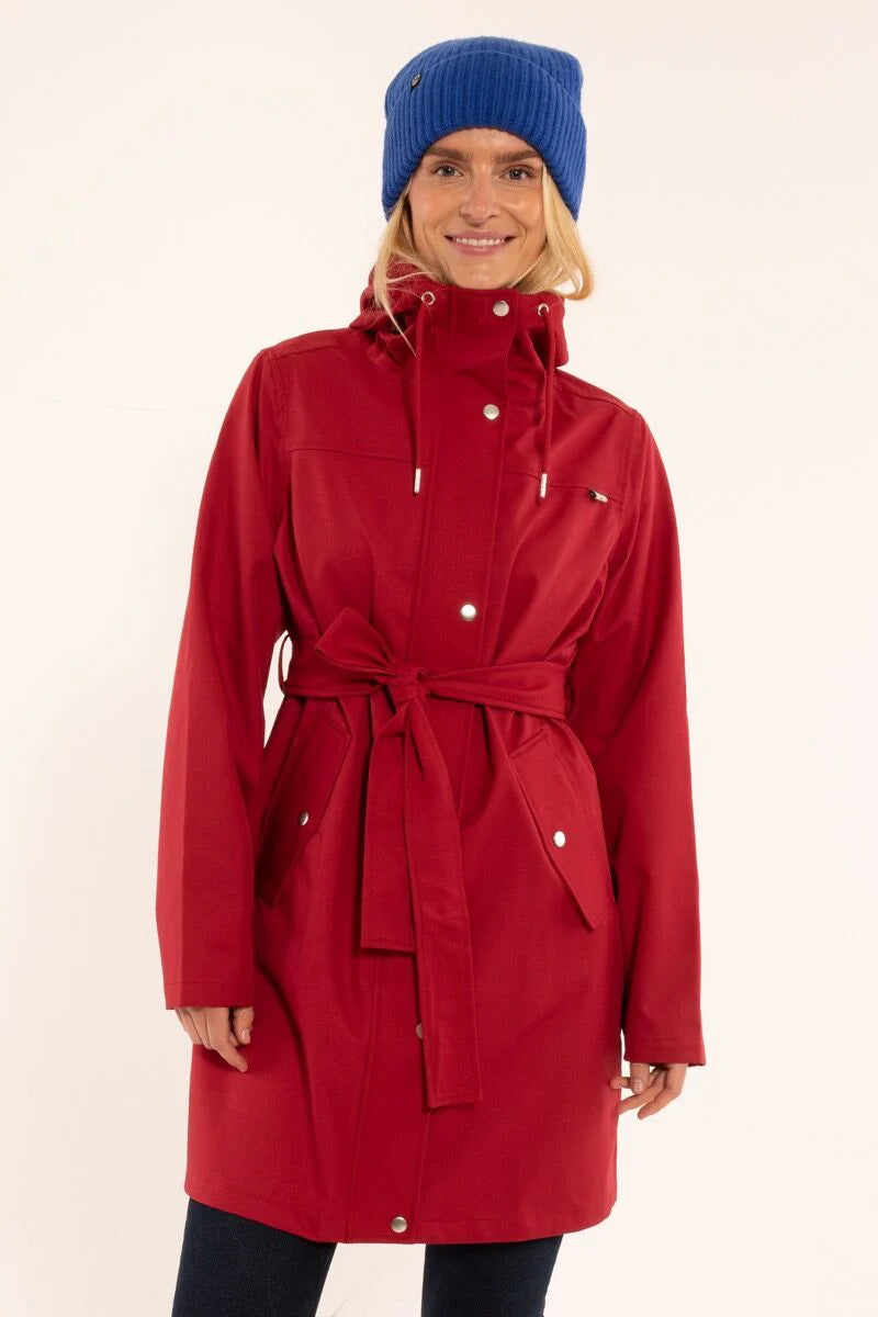 Danefae Regenmantel Damen Danerainlover Rot