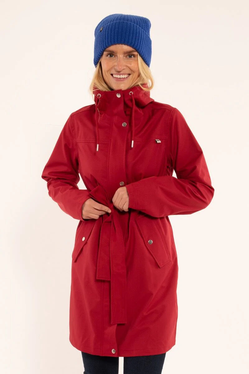 Danefae Regenmantel Damen Danerainlover Rot